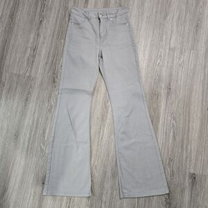 FLARED TWILL TROUSERS / SIZE 38